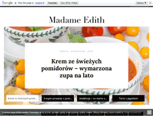 Tablet Screenshot of madameedith.com